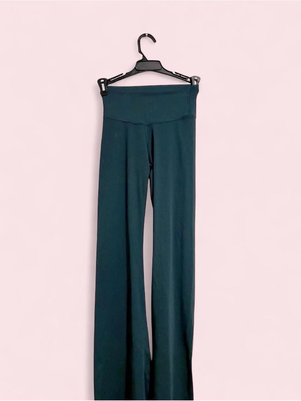 Victoria's Secret Wide-Leg High-Waist Pants in Deep Teal